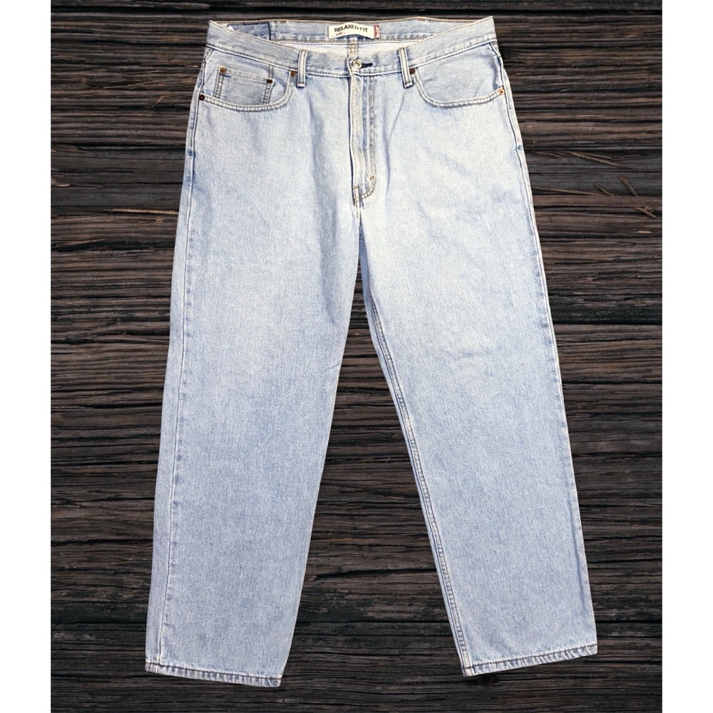 Y2K Levi's 550 Jeans Mens 38x30 Relaxed Blue Denim 00s 100% Cotton